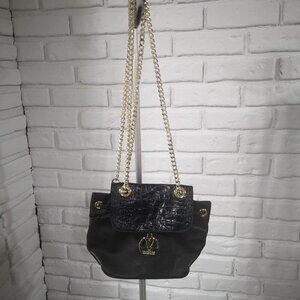 Valentina Genuine Leather Ladies Black Fully Lined Pebble Finish Mini Backpack